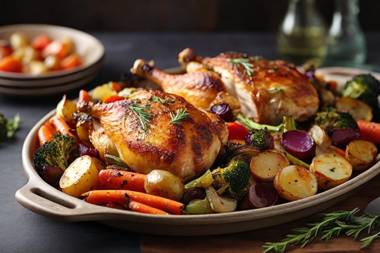 sheet pan chicken dinners