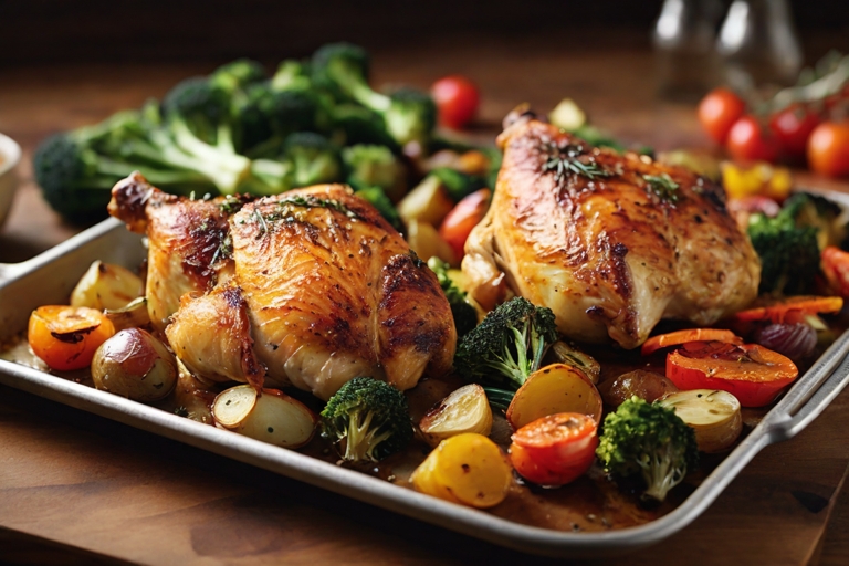 sheet pan chicken dinners